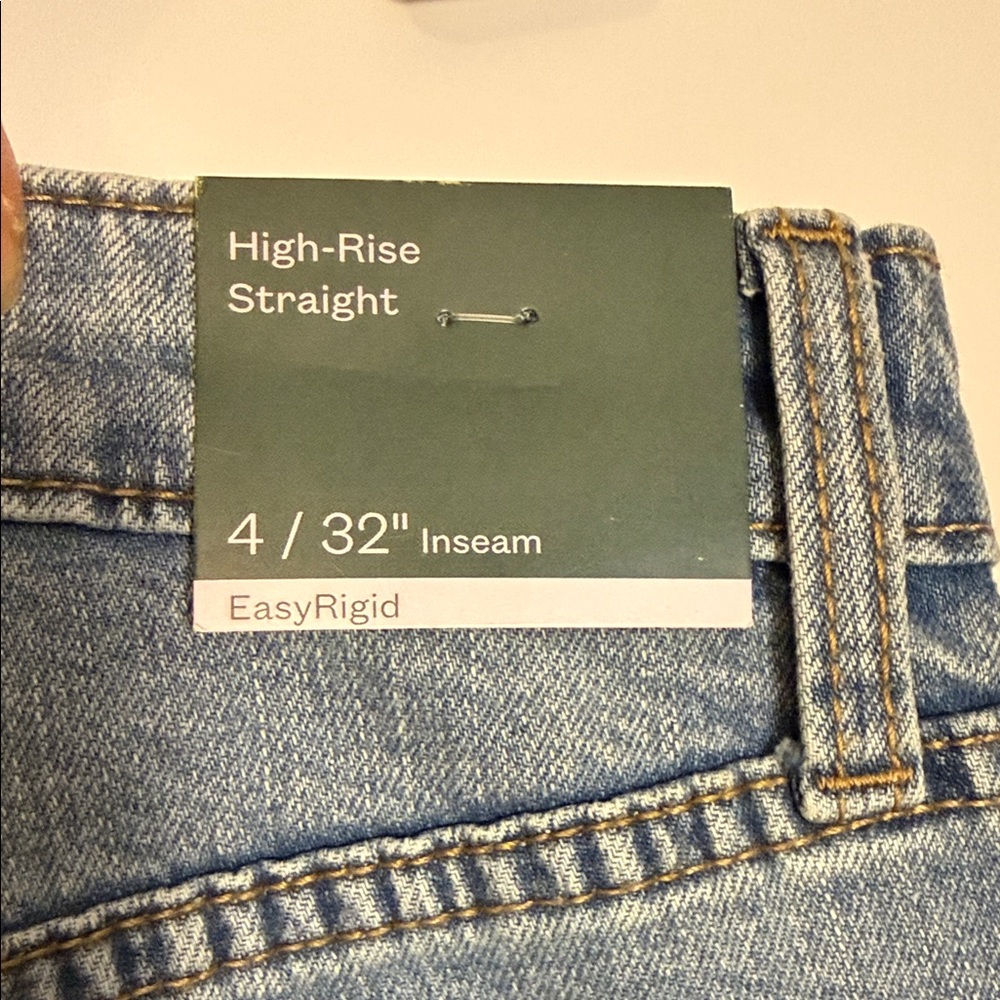 Wild Fable High Rise Straight Leg Jeans Sz 4 - Picture 6 of 6